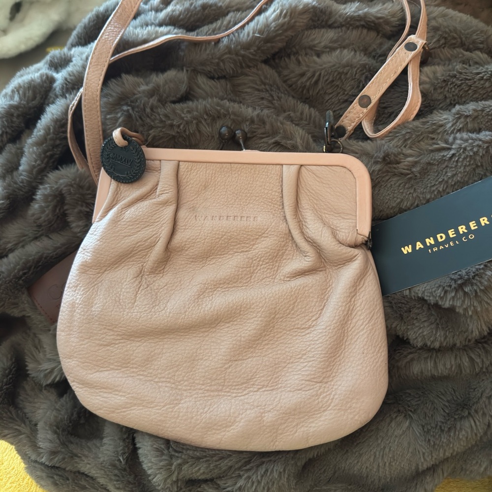 Wanderer Travel Co Versailles Evening Bag-Blush Color